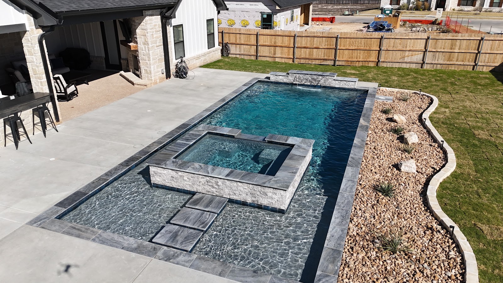 Luxury Saltwater Pool Renovation in Hawley